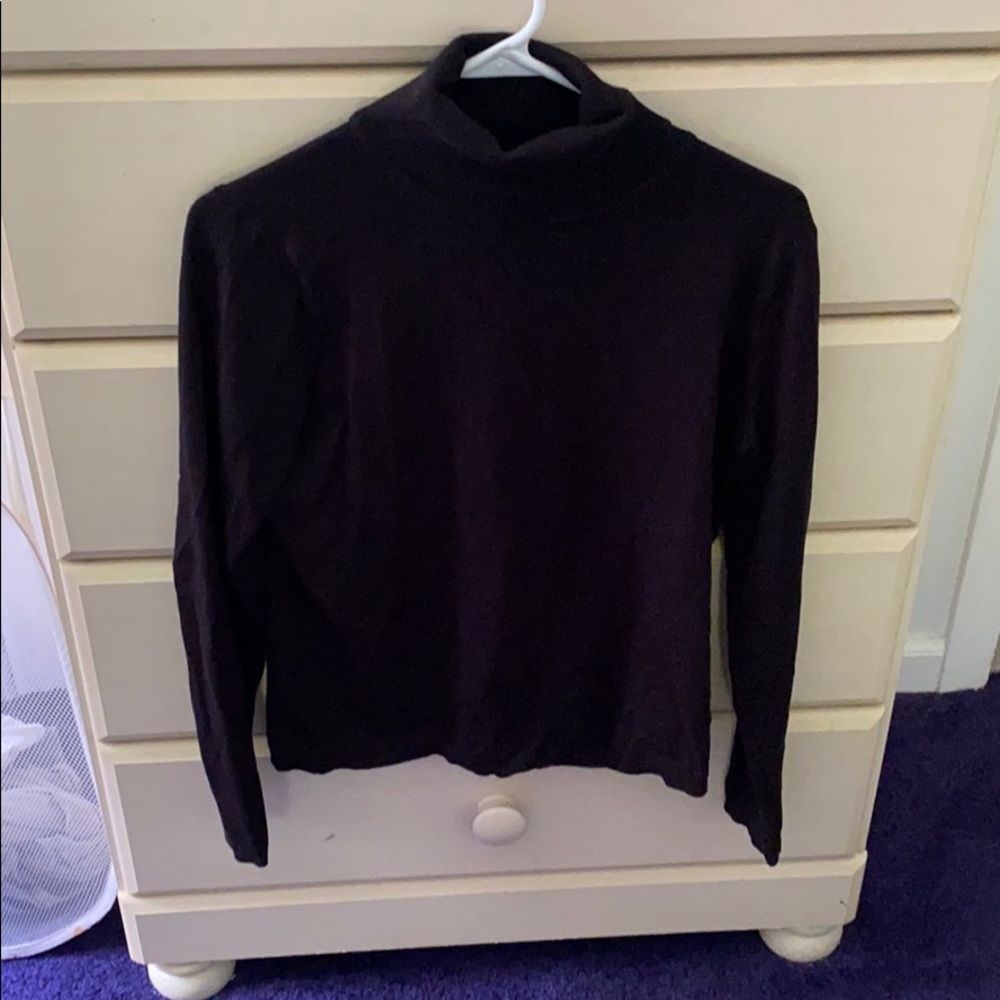 Black turtleneck